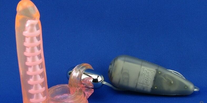 accessory with vibrator for penis enlargement